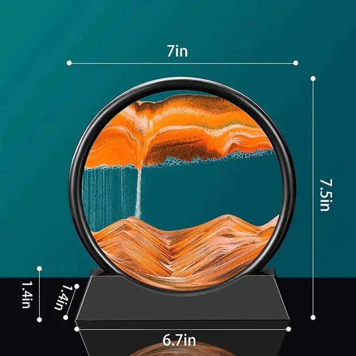 3D Hourglass Deep Sea Sandscape