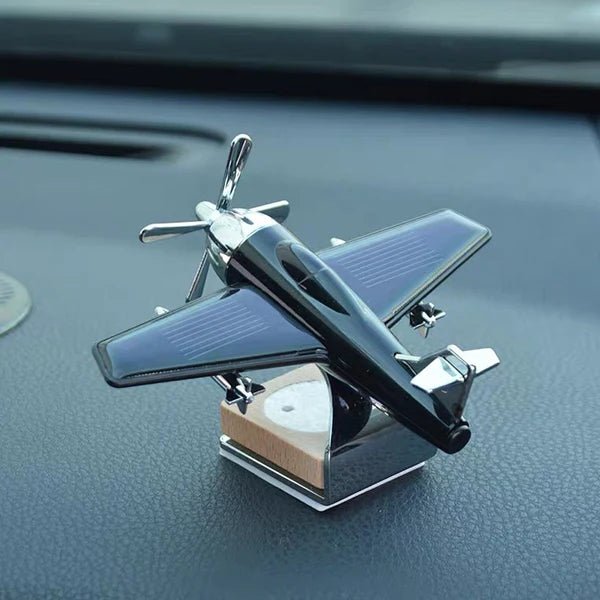 Airplane Solar Car Dashboard Air Freshener Car Perfume.