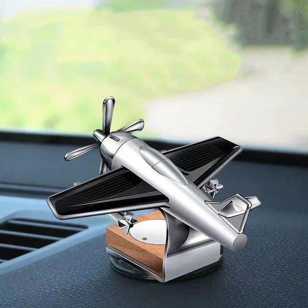 Airplane Solar Car Dashboard Air Freshener Car Perfume.