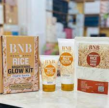 BNB  Rice Extract Bright & Glow Kit